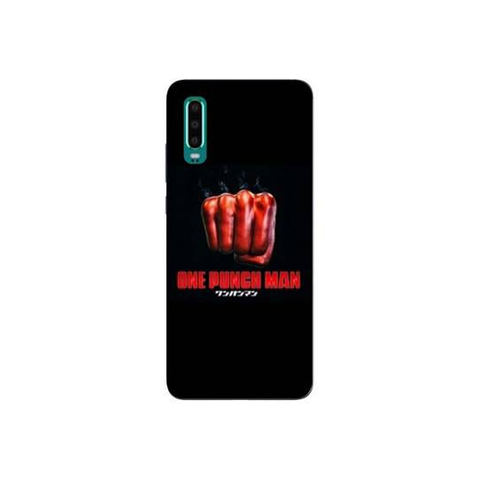 Coque Huawei P30 Manga One Punch Man poing