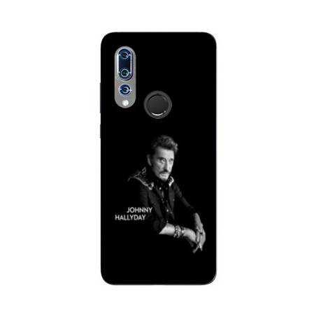 Coque Huawei P30 LITE Johnny Hallyday Noir