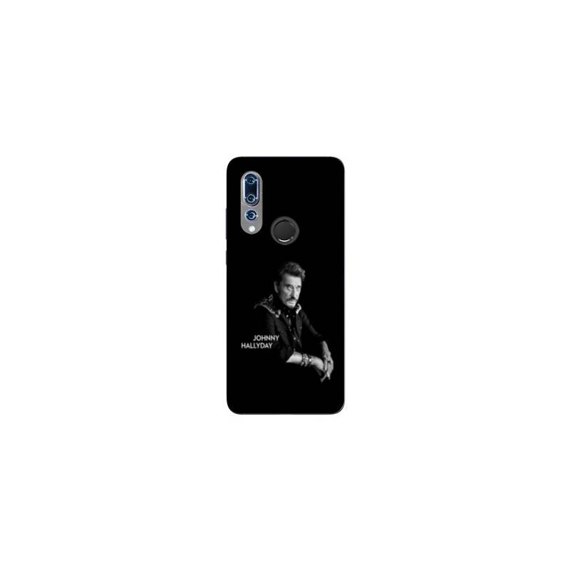 Coque Huawei P30 LITE Johnny Hallyday Noir