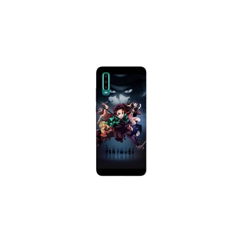 Coque Huawei P30 PRO Manga Damon Slayer Noir
