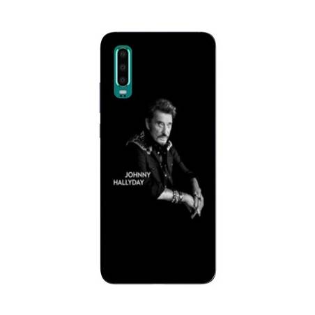 Coque Huawei P30 PRO Johnny Hallyday Noir