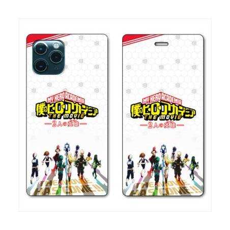 RV Housse cuir portefeuille Iphone 11 (6,1) Manga My hero acadamia blanc
