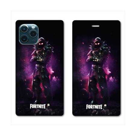 RV Housse cuir portefeuille Iphone 11 (6,1) Fortnite Raven