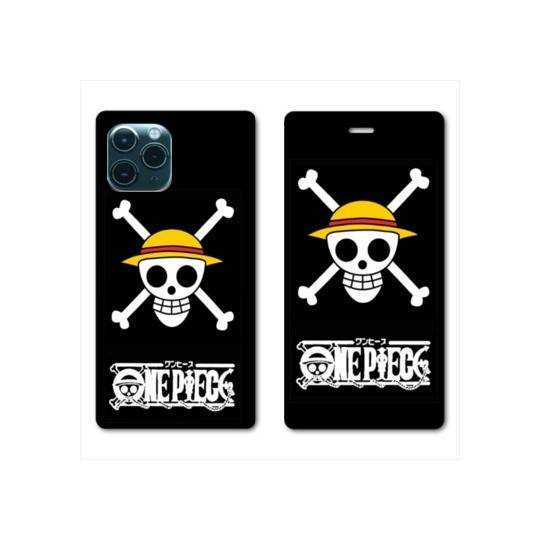 RV Housse cuir portefeuille Iphone 11 Pro (5,8) Manga One Piece tete de mort