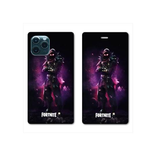 RV Housse cuir portefeuille Iphone 11 Pro Max (6,5) Fortnite Raven