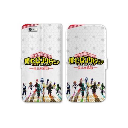 RV Housse cuir portefeuille Iphone 6 / 6s Manga My hero acadamia blanc