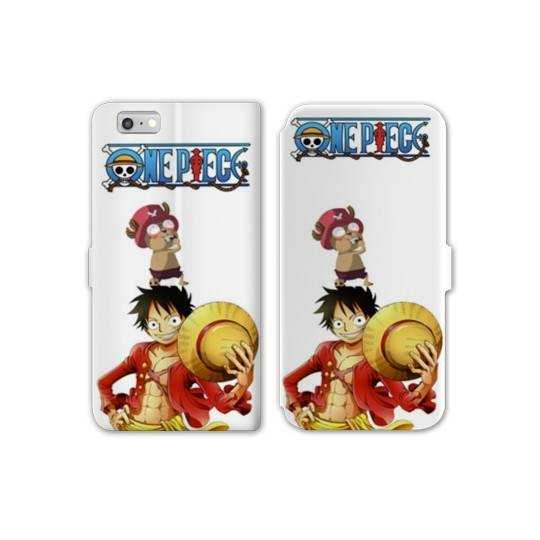 RV Housse cuir portefeuille Iphone 6 / 6s Manga One Piece Chopper