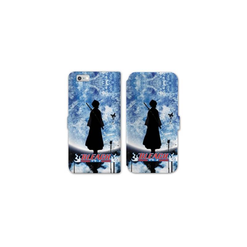 RV Housse cuir portefeuille Iphone 7 / 8 Manga Bleach lune