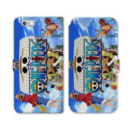 RV Housse cuir portefeuille Iphone 7 / 8 Manga One Piece Sunny