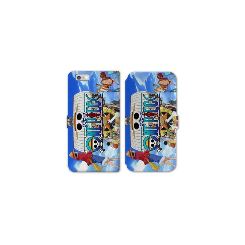RV Housse cuir portefeuille Iphone 7 / 8 Manga One Piece Sunny