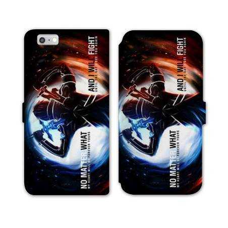 RV Housse cuir portefeuille Iphone 7 / 8 Manga SAO sword Art Online Fight