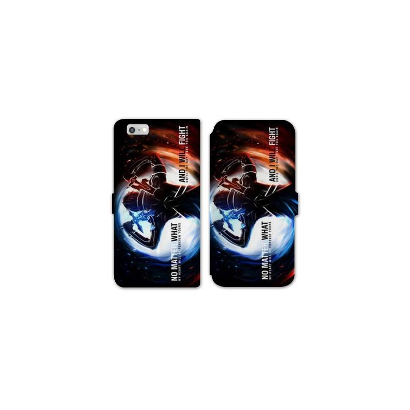 RV Housse cuir portefeuille Iphone 7 / 8 Manga SAO sword Art Online Fight