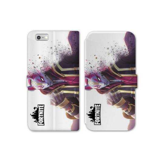 RV Housse cuir portefeuille Iphone 7 / 8 Fortnite Blanc