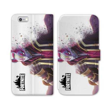 RV Housse cuir portefeuille Iphone 7 / 8 Fortnite Blanc