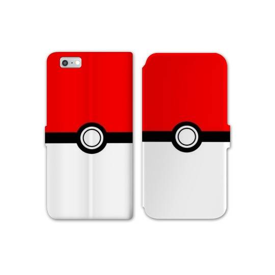 RV Housse cuir portefeuille Iphone 7 / 8 Pokemon Pokeball