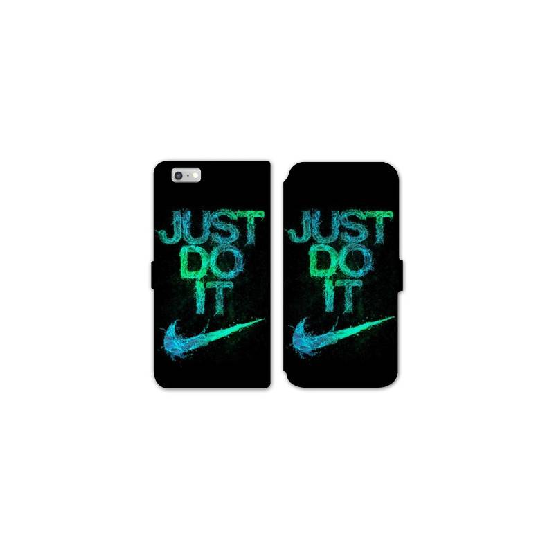 RV Housse cuir portefeuille Iphone 7 / 8 Nike Just do it