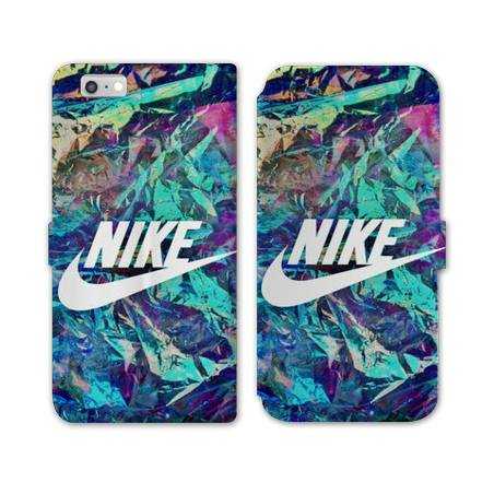 RV Housse cuir portefeuille Iphone 7 / 8 Nike Turquoise