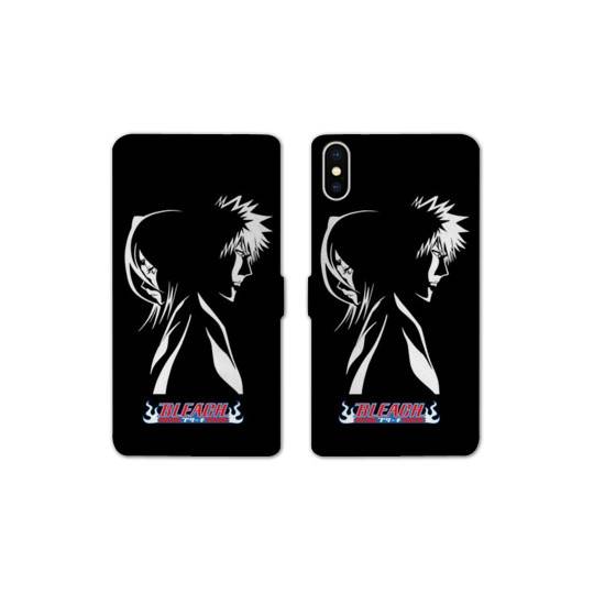 RV Housse cuir portefeuille Samsung Galaxy A10 Manga Bleach duo