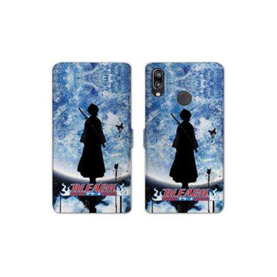 RV Housse cuir portefeuille Samsung Galaxy A20e Manga Bleach lune