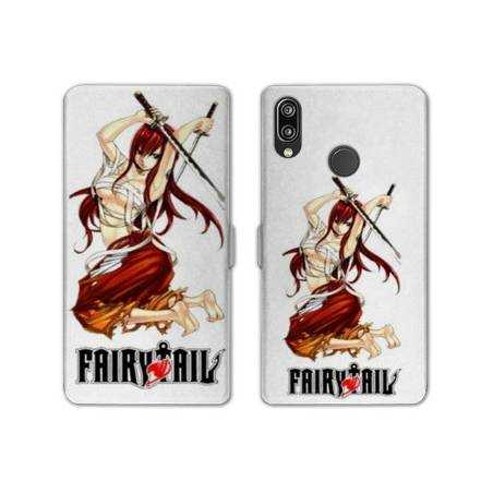 RV Housse cuir portefeuille Samsung Galaxy A20e Manga Fairy Tail Erza