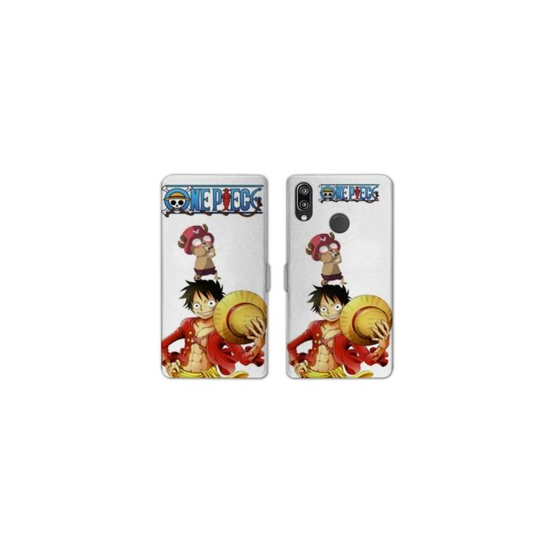 RV Housse cuir portefeuille Samsung Galaxy A40 Manga One Piece Chopper