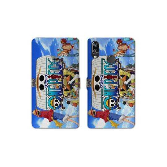 RV Housse cuir portefeuille Samsung Galaxy A40 Manga One Piece Sunny