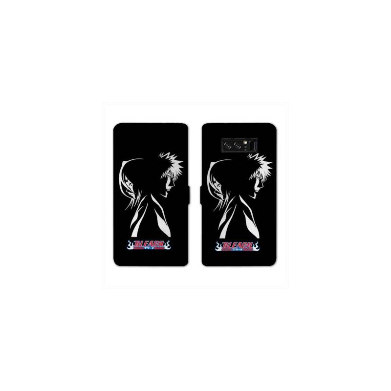 RV Housse cuir portefeuille Samsung Galaxy S10 Manga Bleach duo