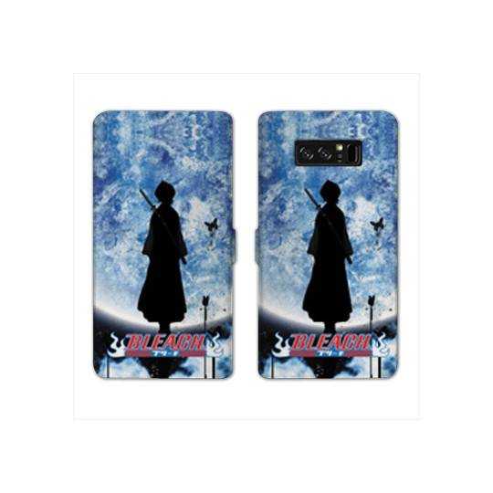 RV Housse cuir portefeuille Samsung Galaxy S10 Manga Bleach lune