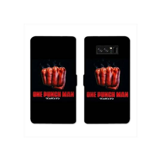 RV Housse cuir portefeuille Samsung Galaxy S10 Manga One Punch Man poing