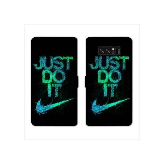 RV Housse cuir portefeuille Samsung Galaxy S10 Nike Just do it