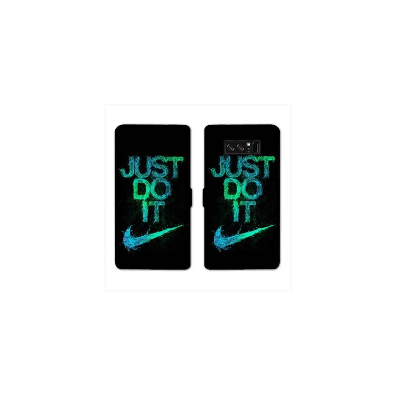 RV Housse cuir portefeuille Samsung Galaxy S10 Nike Just do it