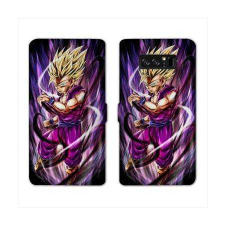 RV Housse cuir portefeuille Samsung Galaxy S10e Manga Dragon Ball Sangohan violet