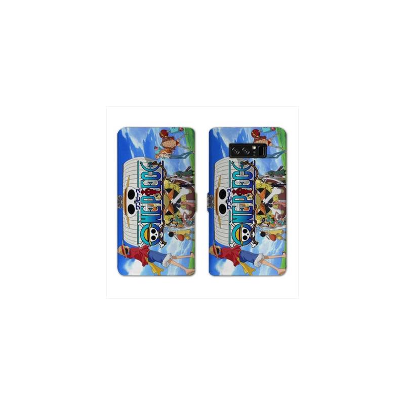 RV Housse cuir portefeuille Samsung Galaxy S10e Manga One Piece Sunny