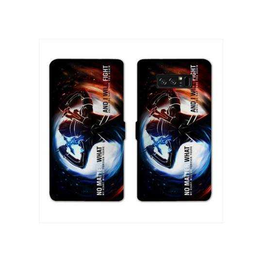 RV Housse cuir portefeuille Samsung Galaxy S10e Manga SAO sword Art Online Fight