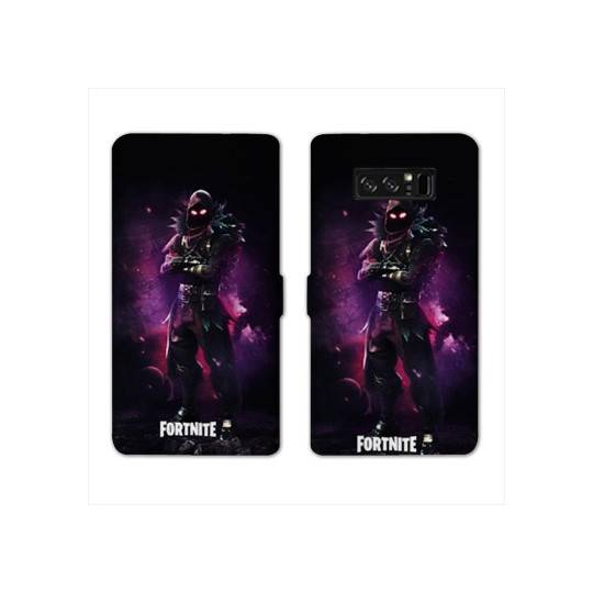 RV Housse cuir portefeuille Samsung Galaxy S10 PLUS Fortnite Raven