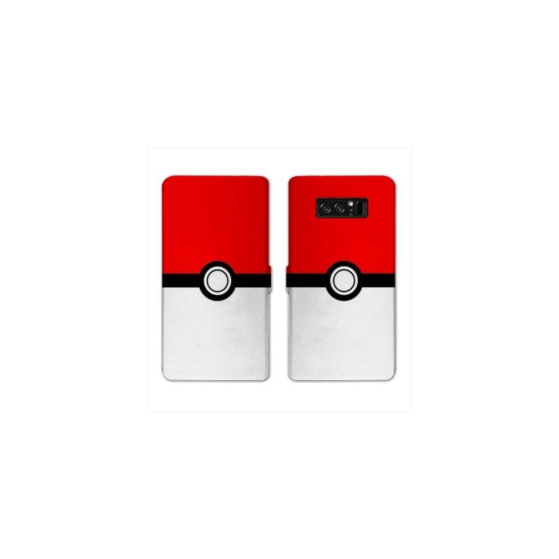 RV Housse cuir portefeuille Samsung Galaxy S10 PLUS Pokemon Pokeball