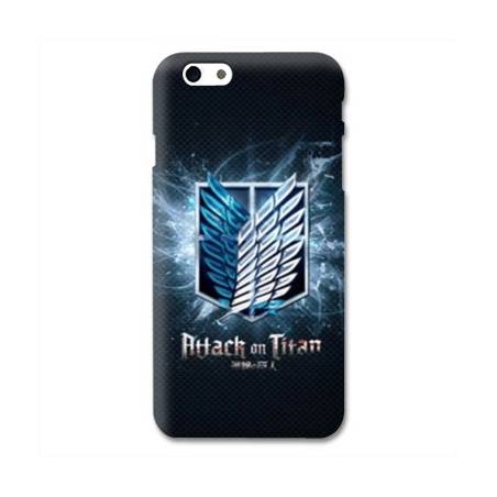 Coque Iphone 6 / 6s Manga Attaque titans noir
