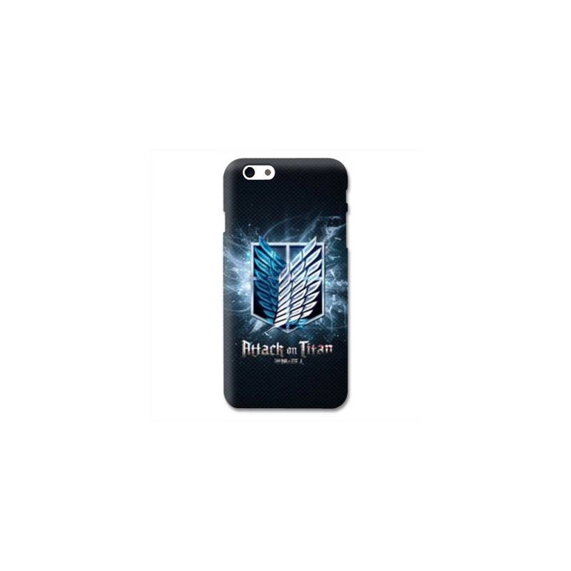 Coque Iphone 6 / 6s Manga Attaque titans noir