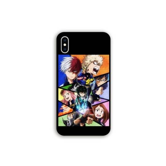 Coque Iphone X / XS Manga My hero academia noir