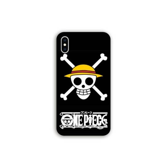 Coque Iphone X / XS Manga One Piece tete de mort
