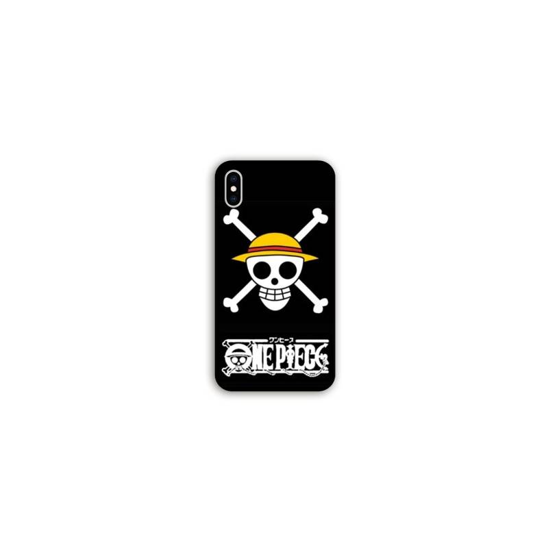 Coque Iphone X / XS Manga One Piece tete de mort