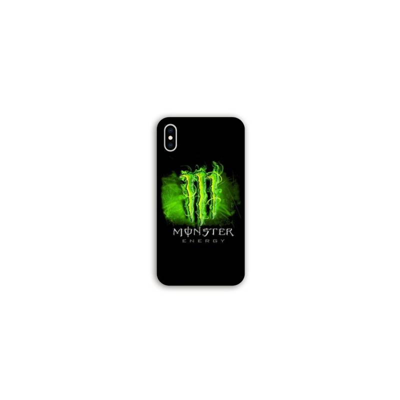 Coque Iphone X / XS Monster Energy Vert