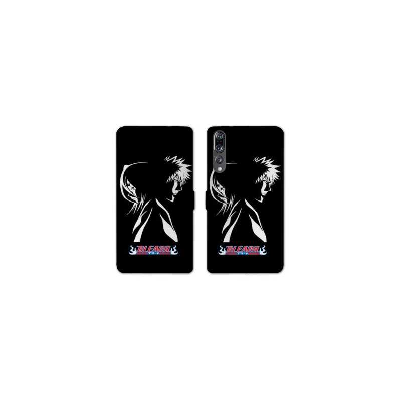 RV Housse cuir portefeuille Huawei P30 PRO Manga Bleach duo
