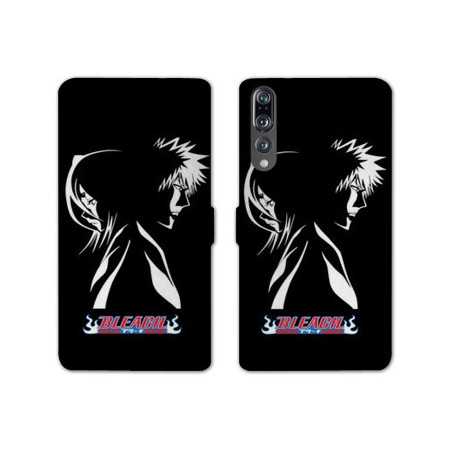 RV Housse cuir portefeuille Huawei P30 PRO Manga Bleach duo