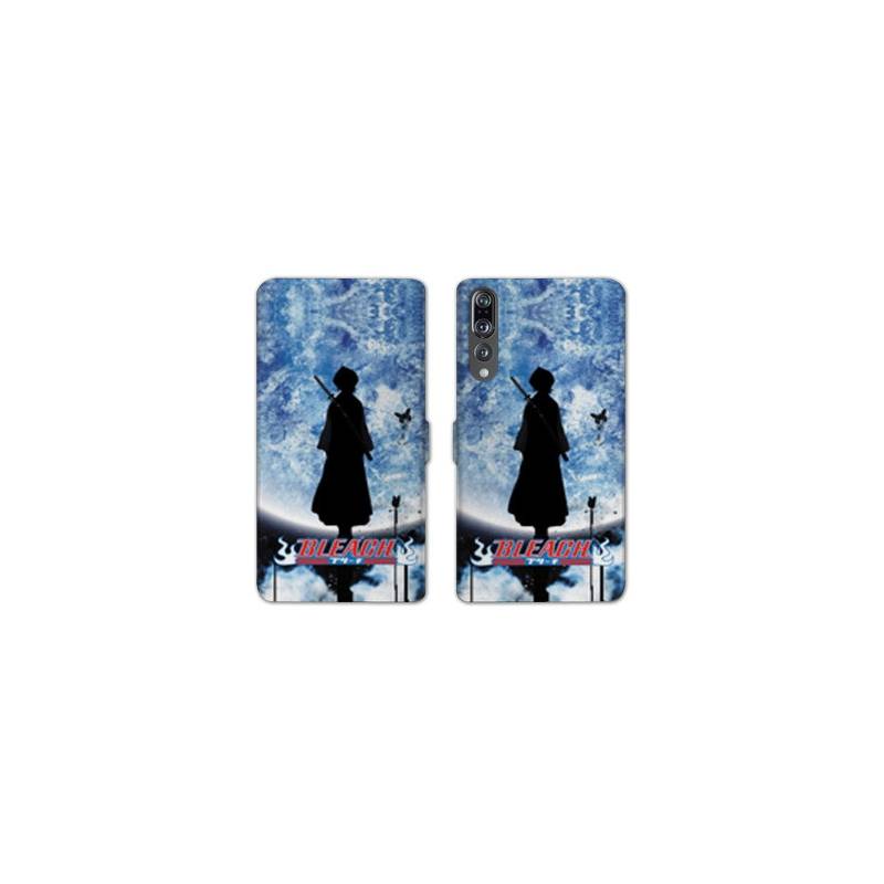RV Housse cuir portefeuille Huawei P30 PRO Manga Bleach lune
