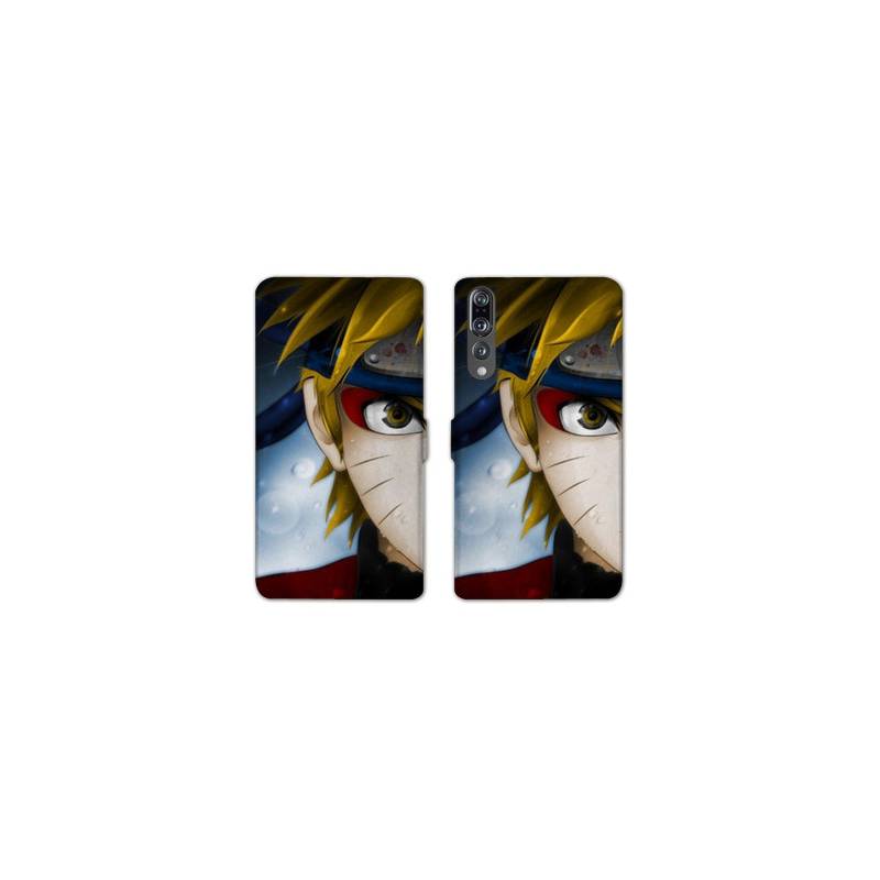 RV Housse cuir portefeuille Huawei P30 PRO Manga Naruto blanc