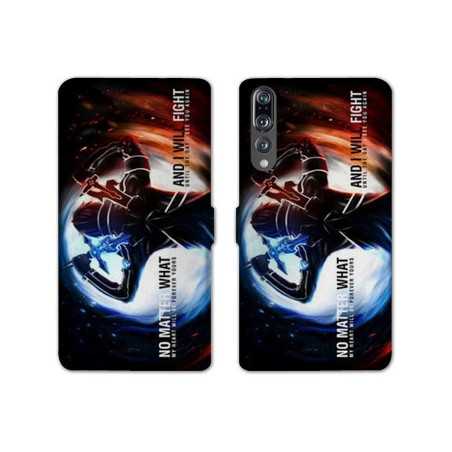 RV Housse cuir portefeuille Huawei P30 PRO Manga SAO sword Art Online Fight