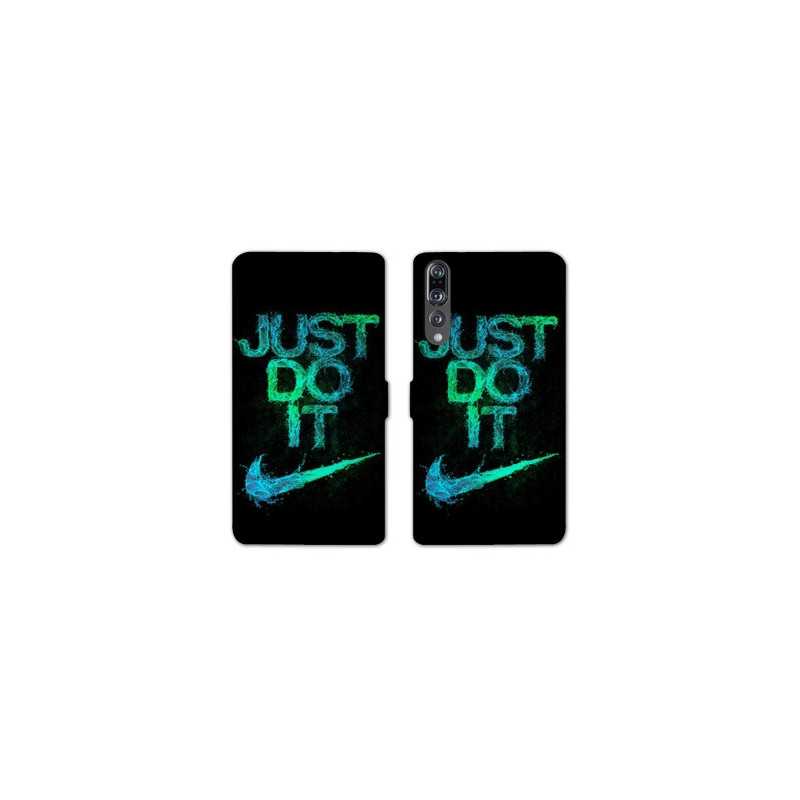 RV Housse cuir portefeuille Huawei P30 PRO Nike Just do it