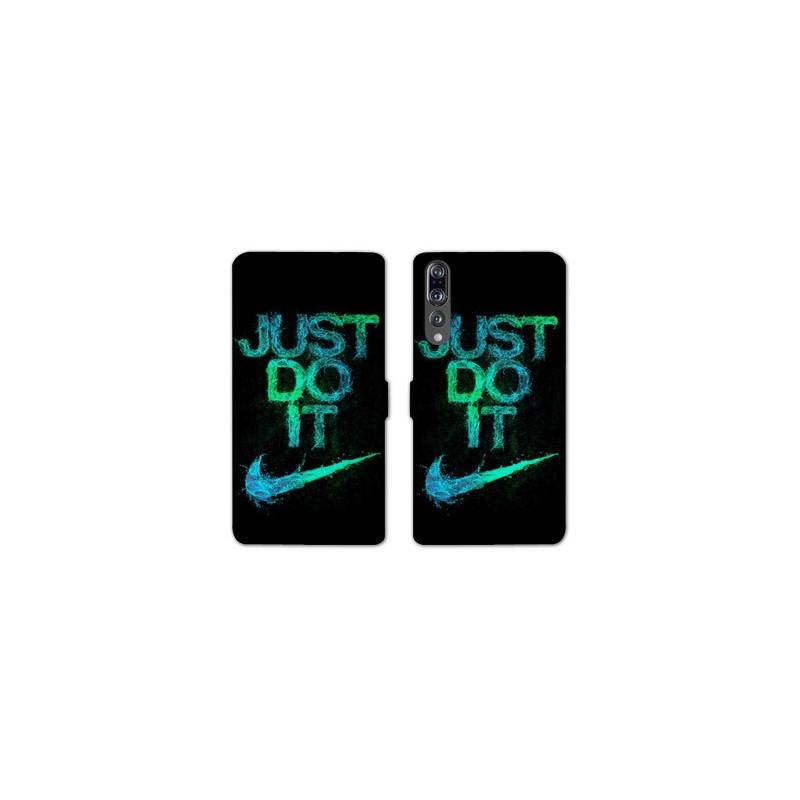 RV Housse cuir portefeuille Huawei P30 PRO Nike Just do it