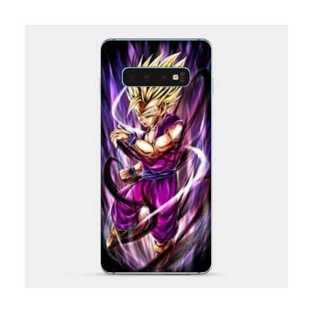 Coque Samsung Galaxy S10 PLUS Manga Dragon Ball Sangohan violet